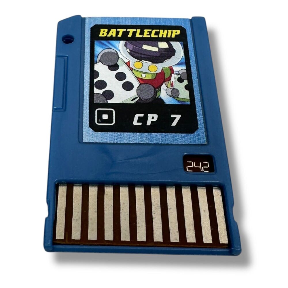 MegaMan Battle‎ Chip CP 7 242 for Mega Man PET 2004 Takara